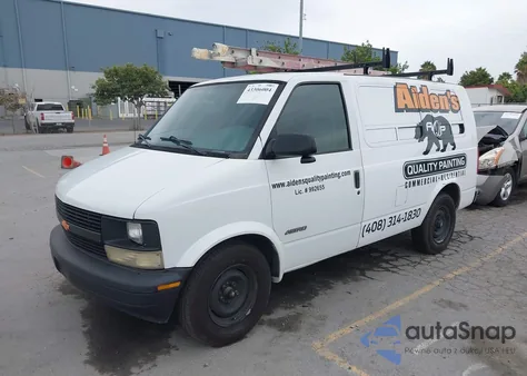 2000 Chevrolet Astro z USA, uszkodzony, nr VIN 1GCDM19WXYB217350